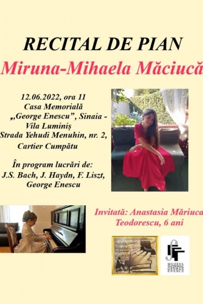 Recital de pian Miruna-Mihaela Măciucă 